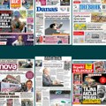 Naslovne strane sutrašnjih novina: Prelistavanje štampe za nedelju, 31. avgust 2025. godine