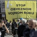 Protest protiv obaveznog vojnog roka u Zagrebu