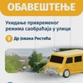 Obustavljen privremeni režim saobraćaja u ulici dr Jovana Ristića