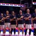Bože pravde prvi put zagrmelo u Rigi, pogledajte kako su košarkaši Srbije u jedan glas zapevali himnu