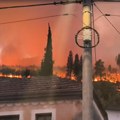 Veliki šumski požar kod Metkovića: Vatra se približila kućama, vatrogasci brane naselja od vatrene stihije