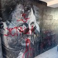 Mural posvećen Balaševiću na Limanu ponovo išaran šovinističkim grafitima
