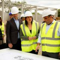 Pavkov obišla radove na postrojenju za prečišćavanje otpadnih voda u Kraljevu