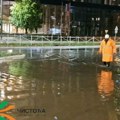 FOTO: Deo turbo kružnog toka poplavljen posle nevremena