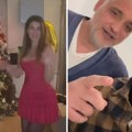 Čeda Jovanović i Aca Kos slavili Novu sa bivšom ženom Darka Šarića: Okupili se u stanu, ona u vatrenoj haljini