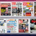 Naslovne strane današnjih novina: Prelistavanje štampe za petak, 27. februar 2026. godine
