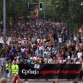 Održan osmi protest "Srbija protiv nasilja"