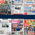 Naslovne strane sutrašnjih novina: Prelistavanje štampe za utorak, 7. april 2026. godine