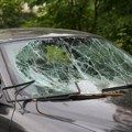 Palo drvo, taksista umalo nastradao u Leskovcu