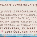 Prikupljanje donacija za studente od 18 časova u Čuburskom parku: Uspešna komšijska akcija Novobeograđana