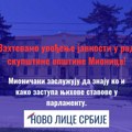 Novo lice Srbije iz Mionice zahteva hitno uvođenje pune javnosti u rad Skupštine