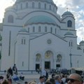 Ovo je broj podeljenih osveštanih traka na Pojasu Presvete Bogorodice u Hramu Svetog Save FOTO/VIDEO