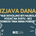 Izjava dana: „Nije dovoljno biti najbolji vozač na svetu – bez dobrog tima nema pobede“