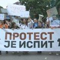 Studenti ne ćute, poruka je sa četvrtog protesra „Srbija protiv nasilja“ u Nišu
