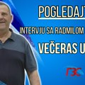 Intervju sa Radmilom Mišovićem večeras posle Dnevnika zapadne Srbije na televiziji Telemark u 20.45