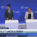 Vođe sa blokada u Strazburu: Žale se na Vučića zbog Putina i Kine (video)