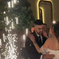 Bivša zadrugarka blista u venčanici: Prvi ples otplesala sa suprugom koji nosi nanogicu, iza njih burna veza