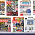 Naslovne strane sutrašnjih novina: Prelistavanje štampe za sredu, 8. april 2026. godine