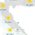 Toplotni talas stiže u region Objavljena karta otkriva gde će biti najgore: Na snazi upozorenje za Jadran