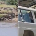 Џип са туристима слетео у реку пуну крокодила: Невероватан снимак кружи друштвеним мрежама