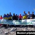 Na Prenju planinari istaknuli transparent 'Ne zaboravite Srebrenicu'