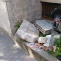 Deo zida Osnovnog suda u Novom Sadu se urušio