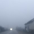 Magla na putevima u Srbiji