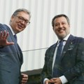 "Za bolji život građana Srbije i Italije": Vučić se oglasio nakon sastanka sa ministrom Mateom Salvinijem: "Uveren sam da ćemo…