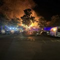 Požar u napuštenom magacinu na Železničkoj stanici