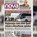 "Нова" пише: Најмање 200.000 људи вишак у бирачком списку