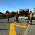 Obeležavanje autobuskih stajališta na kragujevačkim ulicama