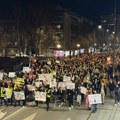 Najduža i najmasovnija šetnja studenata i građana u Leskovcu