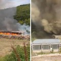 Gori Simpova fabrika na jugu Srbije! Plamen uništio celu halu, preti opasnost od hemijskog akcidenta!