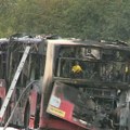Autobus izgoreo na Brankovom mostu, saobraćaj u prekidu