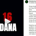 Studenti DUNP pešače do Novog Sada