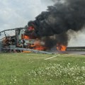 Požar na aut-putu kod Stare Pazove, stvorila se dugačka kolona iz pravca Novog Sada