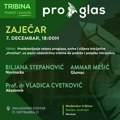 Tribina ProGlasa danas u 18 sati u Zaječaru: Govore Biljana Stepanović, Vladica Cvetković i Ammar Mešić