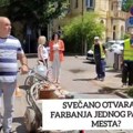 Sotirovski svečano otvorila farbanje jednog parking mesta