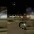 Auto se od siline udarca okrenuo u suprotan smer: Težak sudar na Brankovom mostu: Policija vrši uviđaj (video)