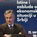 NAJAVA DOGAĐAJA: Tribina u Zrenjaninu – Prof. dr Dejan Šoškić govori o realnom stanju domaće ekonomije Zona Zrenjanin