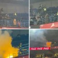 (Video) Opšti haos u Areni pred večiti derbi: Tuča grobara, delija i policije!