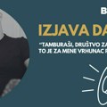 Izjava dana: „Tamburaši, društvo za stolom, to je za mene vrhunac provoda“