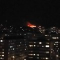 Gori rastinje na Fruškoj gori, vatra se vidi iz celog Novog Sada