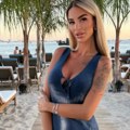 Aleksandra Nikolić objavila sliku sa verenikom: Pozirala na plaži sa njim, a lice mu krije od svih! Uživali su uz vino i…