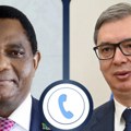 Vučić sa predsednikom Zambije o bilateralnoj saradnji i predstojećoj poseti Srbiji