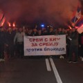 Više hiljada ljudi u Meljaku dočekalo Srbe koji peša sa KiM ka Novom Sadu