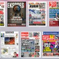 Naslovne strane sutrašnjih novina: Prelistavanje štampe za petak, 10. jul 2026. godine