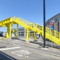 Nova pešačka pasarela od Ložionice do Vodotornja FOTO