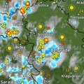 Pogledajte kakvo nevreme se nadvilo nad balkanom! U Hrvatskoj već pljušti kiša, zbog jakog grada se polja zabelela: Oluja se…