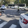 Saobraćajna nezgoda na raskrsnici Zmaj Jovine i Nikole Pašića, motociklista teže povređen